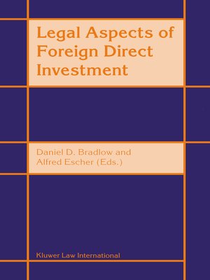 cover image of Legal Aspects of Foreign Direct Investment